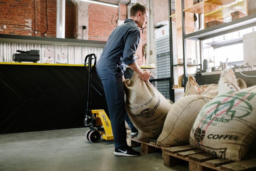 Wholesale coffee roasting